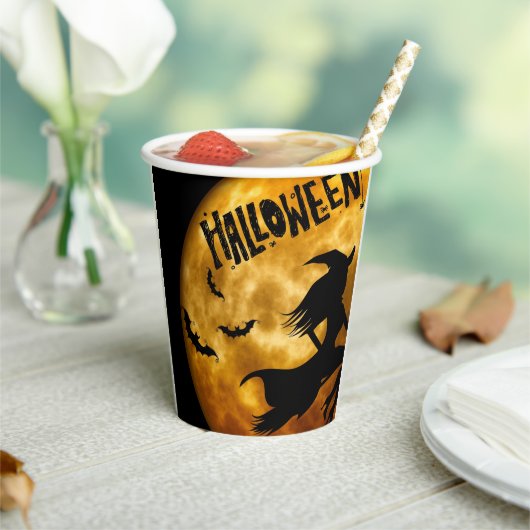 Persoonlijke halloween Witch Paper-bekertjes Papieren Bekers (Insitu)