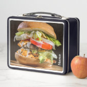 Persoonlijke Hamburger Metal Lunchbox (In situ)