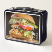 Persoonlijke Hamburger Metal Lunchbox (Voorkant)