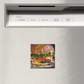 Persoonlijke Hamburger Photo Magnet (Insitu (Vaatwasser))