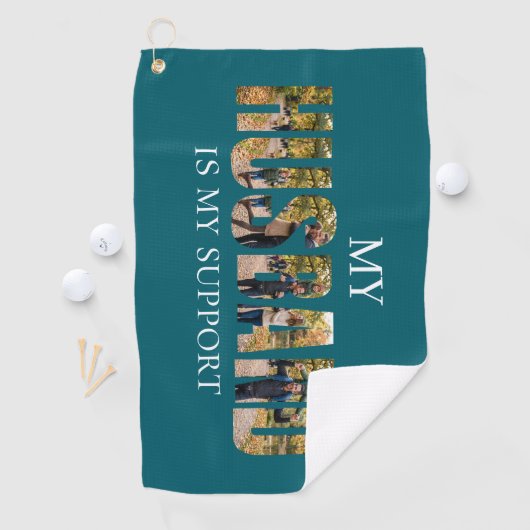 Persoonlijke handdoek met fotocollage van echtgeno (Insitu)
