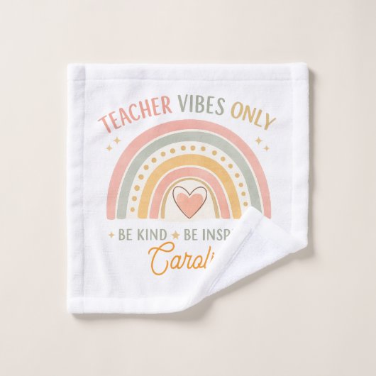 Persoonlijke Handdoek met Leraressfeer (Wasdoekje)