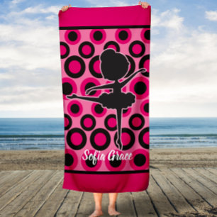 Persoonlijke handdoek van het Kind van Pink Baller