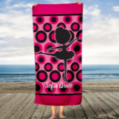 Persoonlijke handdoek van het Kind van Pink Baller