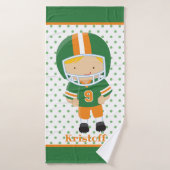 Persoonlijke handdoek voor Football sport van Kind (Badhanddoek)