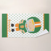 Persoonlijke handdoek voor Football sport van Kind (Badhanddoek)