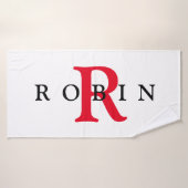 Persoonlijke handdoek voor Initialen (Badhanddoek)