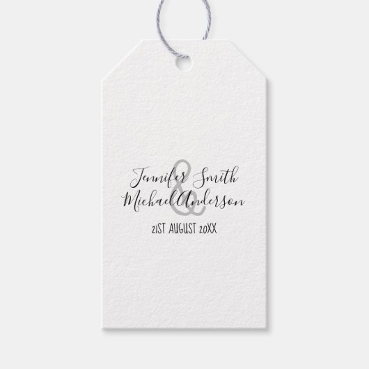 Persoonlijke Handgeschreven Cadeaublaadjes Naam Da Cadeaulabel (Voorkant)