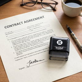 Persoonlijke handgeschreven handtekening | Documen Zelfinktende Stempel