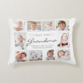 Persoonlijke handgeschreven liefde grootmoeder 10  accent kussen (Voorkant)