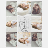 Persoonlijke handgeschreven liefde grootmoeder 8-f fleece deken (Voorkant)