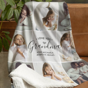 Persoonlijke handgeschreven liefde grootmoeder 8-f sherpa deken