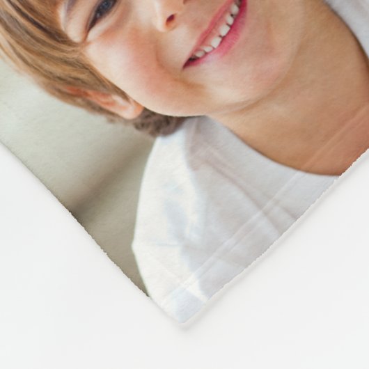 Persoonlijke handgeschreven liefde je opa 15 foto fleece deken (Hoek)