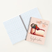 Persoonlijke Handgetekende Cake Notitieboek (Binnen)