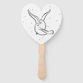 Persoonlijke handheld - verweddenschappen handwaaier (Achterkant)