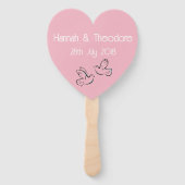 Persoonlijke handleiding - Wedding Keepomwille Handwaaier (Achterkant)