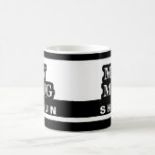 Persoonlijke handschoenen koffiemok (Center)