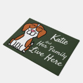 Persoonlijke handtekening deurmat (Schuin)