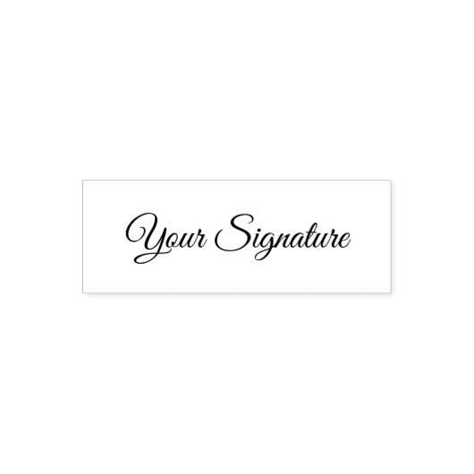 Persoonlijke handtekening zelfinktende stempel (Design)