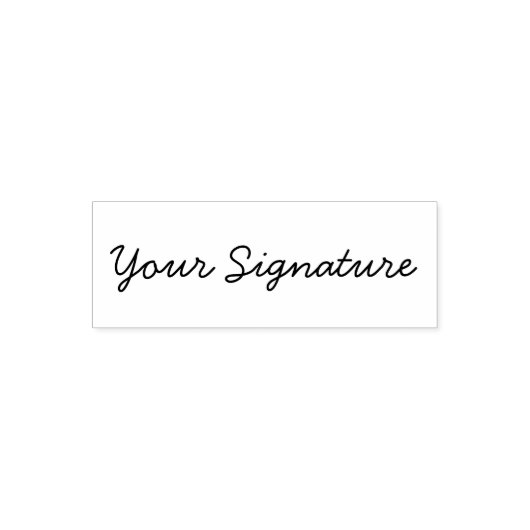 Persoonlijke handtekening zelfinktende stempel (Design)