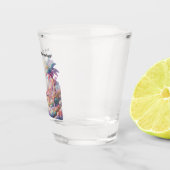 Persoonlijke hangmat en palmbomen shot glas (Rechts)