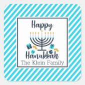 Persoonlijke Hanukkah Sticker (Voorkant)