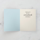 Persoonlijke Happy Birthday Cupcake Kaart (Binnen)