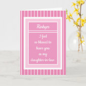 Persoonlijke Happy Birthday-dochterkaart Kaart (Gele Bloem)