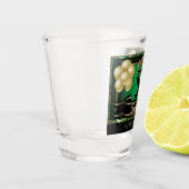 Persoonlijke Happy Birthday-feestdag - Groen Shot Glas (Links)