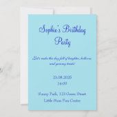 Persoonlijke Happy Birthday Kaart (Achterkant)