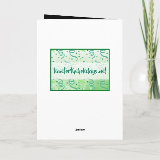 Persoonlijke Happy Birthday-kaart Kaart (Achterkant)