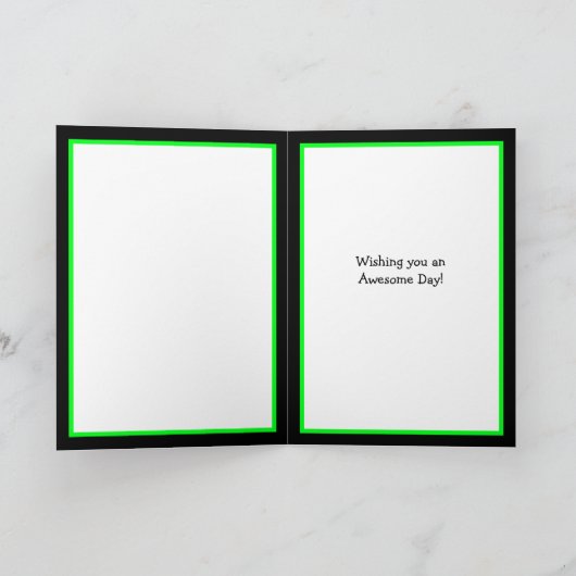 Persoonlijke Happy Birthday-kaart Kaart (Binnen)