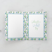 Persoonlijke Happy Birthday-kaart Kaart (Binnen)