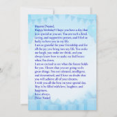 Persoonlijke Happy Birthday-kaart Kaart (Achterkant)