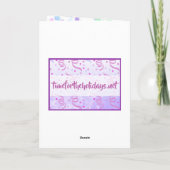 Persoonlijke Happy Birthday-kaart voor zuster Kaart (Achterkant)