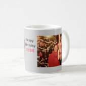 Persoonlijke Happy Birthday Koffiemok (Voorkant rechts)