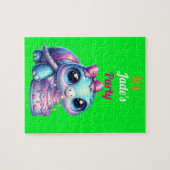 Persoonlijke Happy Birthday Legpuzzel (Horizontaal)