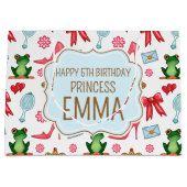 Persoonlijke Happy Birthday Princess Cadeautas (Voorkant)