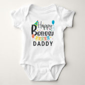 Persoonlijke Happy Birthday Romper (Voorkant)