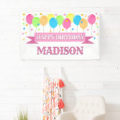 Persoonlijke Happy Birthday Spandoek (Insitu)