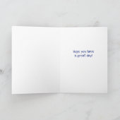 Persoonlijke Happy Birthday voor u Kaart (Binnen)