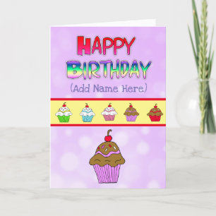 Persoonlijke Happy Birthday voor u Kaart