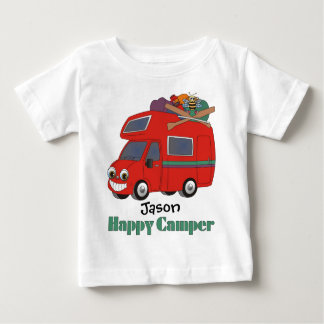 Persoonlijke Happy Camper T-Shirt