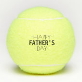 Persoonlijke Happy Fathers Dag Tennisballen (Voorkant)