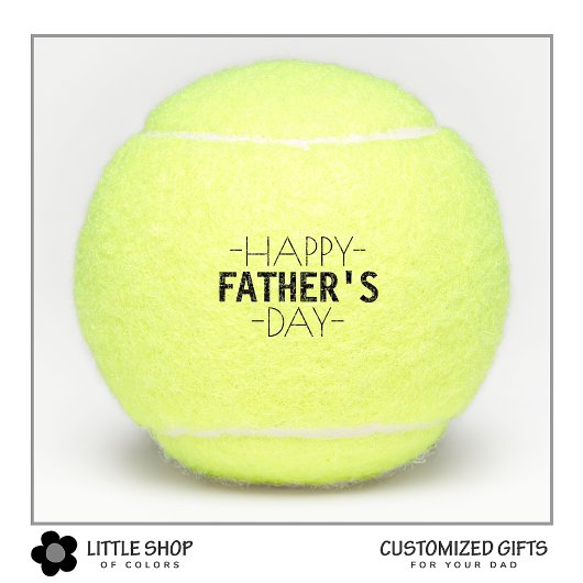 Persoonlijke Happy Fathers Dag Tennisballen