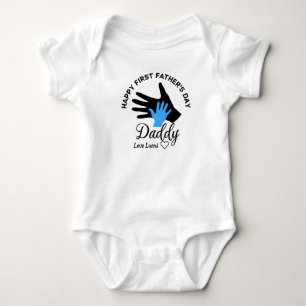 Persoonlijke Happy First Fathers Day 2023 van Son Romper