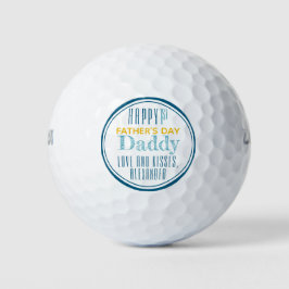 Persoonlijke Happy First Vaderdag Golfballen