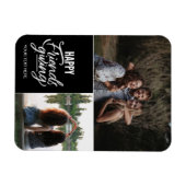 Persoonlijke Happy Friendsgiving Photo Magnet Magneet (Horizontaal)