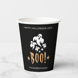 Persoonlijke Happy Halloween Boo Papieren Bekers