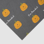 Persoonlijke Happy Halloween Pumpkin Tissuepapier (Detail)